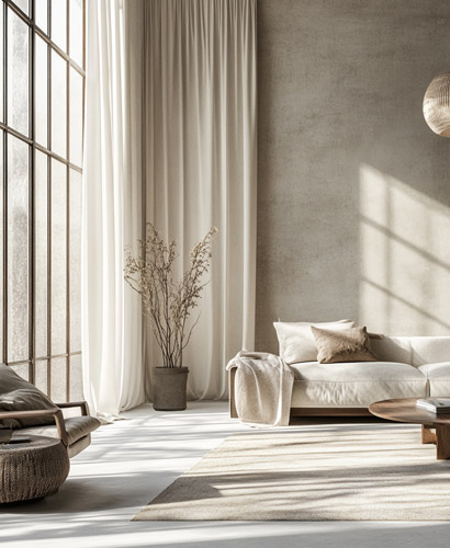 Arredamento di un Loft con Tendaggi Personalizzati
