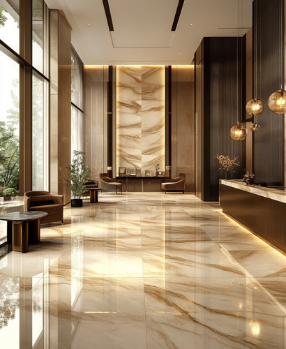 Rivestimenti in Gres per un Hotel 5 Stelle